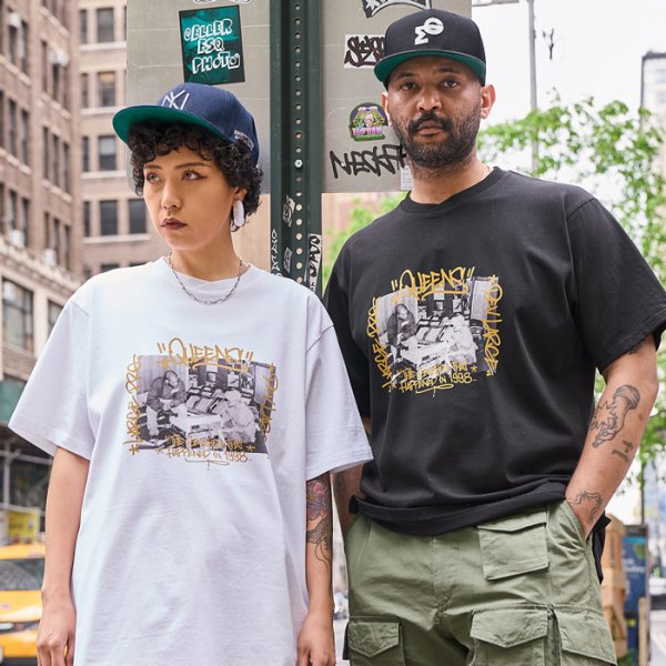 画像7: 【PointUp10%11/10迄】ENGINEERED GARMENTS(エンジニアードガーメンツ)QUEENS 1998 TEE(クイーンズ 1998 Tシャツ)"Collaboration by EXPANSION NY" / White(ホワイト) (7)