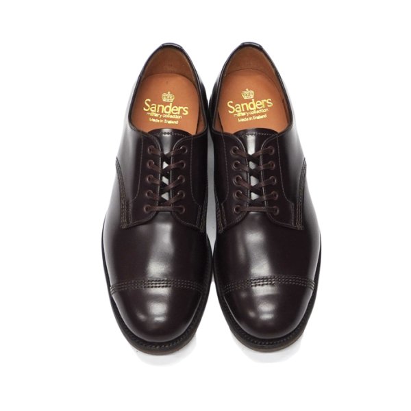 画像4: SANDERS(サンダース)Military Derby Shoe(ミリタリーダービーシューズ)”Polished Leather” / Burgundy(バーガンディ) (4)