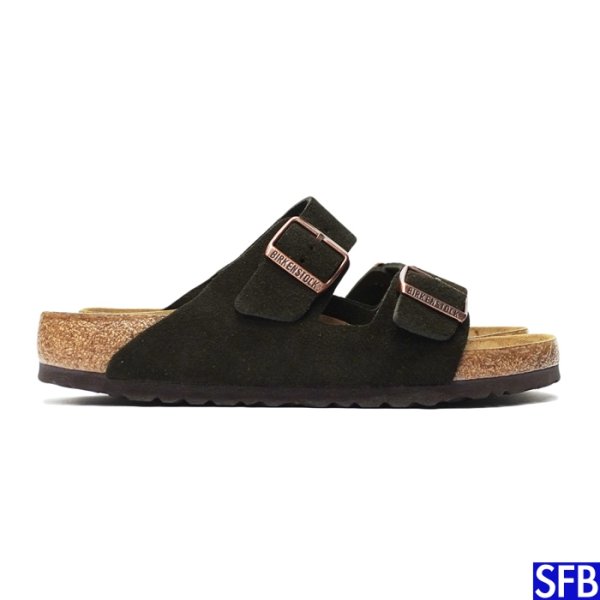 画像1: BIRKENSTOCK（ビルケンシュトック）ARIZONA（アリゾナ）"ソフトフットベッド" / Mocca Suede（モカスエード） (1)