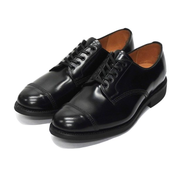 画像2: SANDERS(サンダース)Military Derby Shoe(ミリタリーダービーシューズ)"Polished Leather" / Black(ブラック) (2)