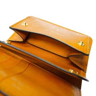 WILDSWANS BYRNE 三つ折り財布 ロンドンカラー 中型三つ折り財布《バーン》フルグレインブライドル｜WILDSWANS