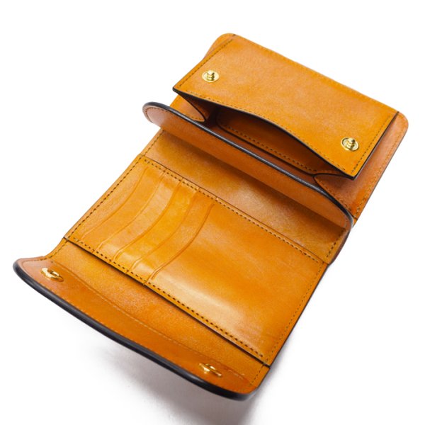 画像7: WILD SWANS（ワイルドスワンズ）BYRNE（バーン）3つ折りウォレット"フルグレインブライドル"/London Colour（ロンドンカラー） (7)