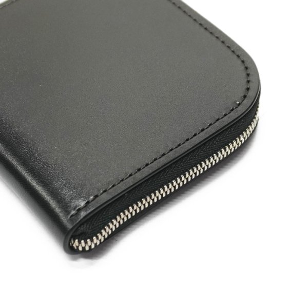 画像3: WILD SWANS（ワイルドスワンズ）ALARD（アラード）L字ジップウォレット/Black(ブラック)"サドルプルアップ" (3)