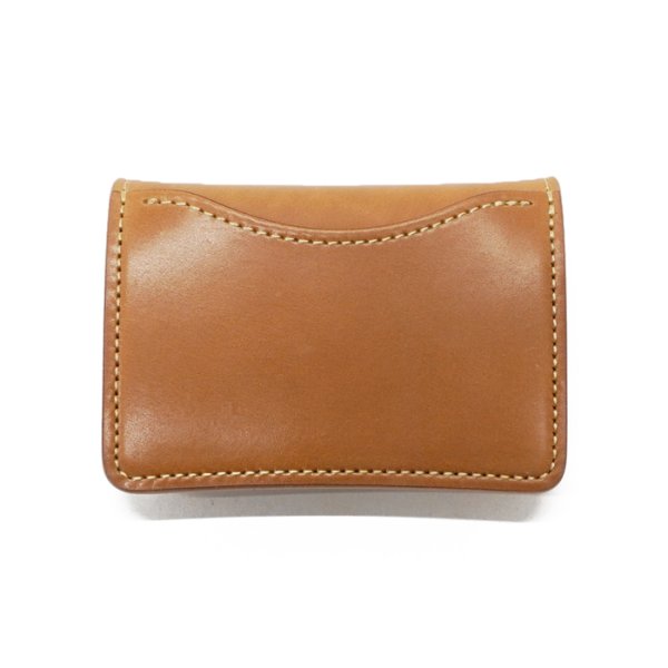 画像2: WILD SWANS（ワイルドスワンズ）Tongue（タング）マルチコインケース/Natural（ナチュラル）"シェルコードバン"×Natural（ナチュラル）"ブッテーロ" (2)