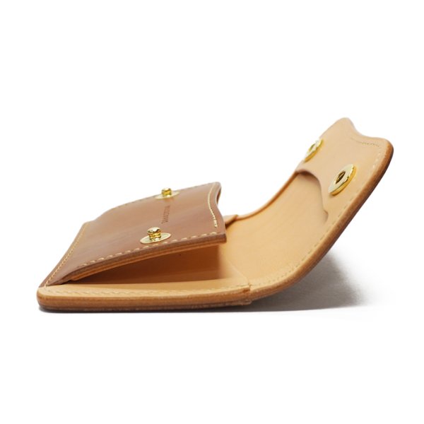 画像5: WILD SWANS（ワイルドスワンズ）Tongue（タング）マルチコインケース/Natural（ナチュラル）"シェルコードバン"×Natural（ナチュラル）"ブッテーロ" (5)