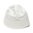 画像1: ＜30%OFF＞DECHO（デコー）SAILOR HAT（セーラーハット）”Cotton Herringbone" / White（ホワイト） (1)