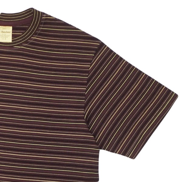 画像7: Yonetomi NEW BASIC（ヨネトミニューベーシック）GARMENT DYE RANDOM BOREDER T-SHIRT（ガーメントダイランダムボーダーTシャツ）/ 3Colors（全3色展開） (7)