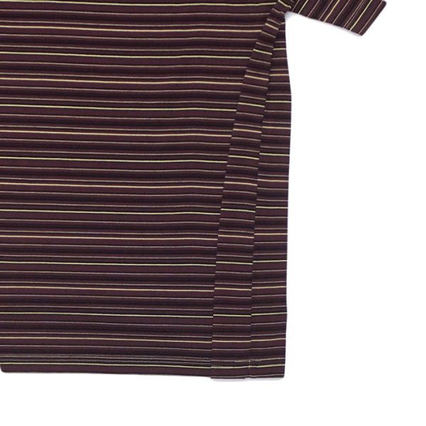 画像8: Yonetomi NEW BASIC（ヨネトミニューベーシック）GARMENT DYE RANDOM BOREDER T-SHIRT（ガーメントダイランダムボーダーTシャツ）/ 3Colors（全3色展開） (8)