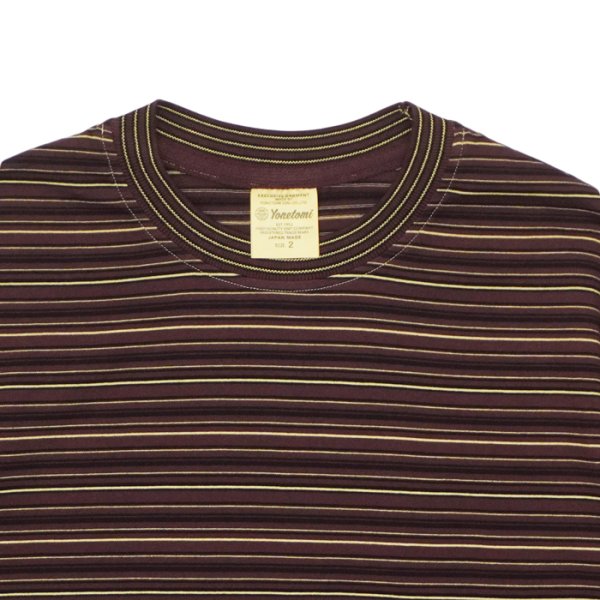 画像6: Yonetomi NEW BASIC（ヨネトミニューベーシック）GARMENT DYE RANDOM BOREDER T-SHIRT（ガーメントダイランダムボーダーTシャツ）/ 3Colors（全3色展開） (6)