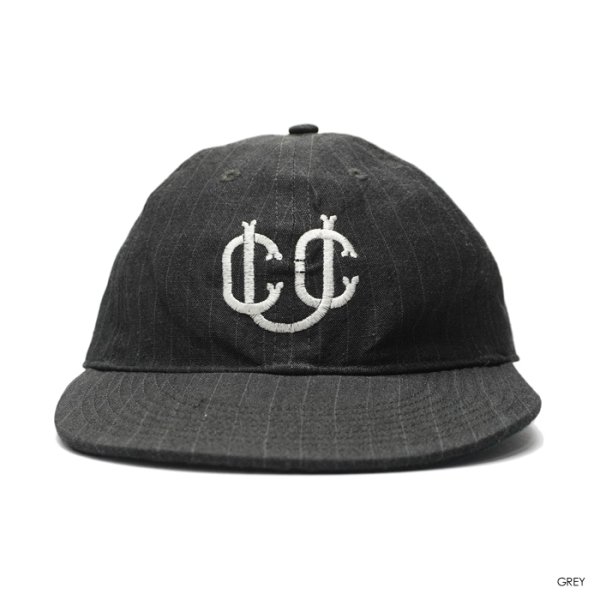 画像2: DECHO(デコー)COOPERSTOWN BALL CAP(クーパーズタウンボールキャップ)"LINEN" / Grey(グレー)・KINARI(キナリ) (2)