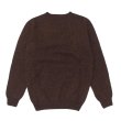 画像2: INVERALLAN（インバーアラン）Crew Neck Saddle Shoulder Sweater（クルーネックサドルショルダーセーター）"Supersoft Shetland" / Marron（マロン） (2)