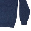 画像5: INVERALLAN(インバーアラン)Crew Neck Saddle Shoulder Sweater(クルーネックサドルショルダーセーター)”Supersoft Shetland" / Denim(デニム) (5)