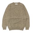 画像1: INVERALLAN（インバーアラン）Crew Neck Saddle Shoulder Sweater（クルーネックサドルショルダーセーター）"Supersoft Shetland" / Mushroom（マッシュルーム） (1)