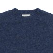 画像3: INVERALLAN(インバーアラン)Crew Neck Saddle Shoulder Sweater(クルーネックサドルショルダーセーター)”Supersoft Shetland" / Denim(デニム) (3)
