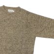 画像4: INVERALLAN（インバーアラン）Crew Neck Saddle Shoulder Sweater（クルーネックサドルショルダーセーター）"Supersoft Shetland" / Mushroom（マッシュルーム） (4)