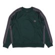 画像1: NEEDLES（ニードルズ）Track Crew Neck Shirt（トラッククルーネックシャツ）"Poly Smooth" / Green（グリーン） (1)