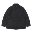 画像1: NEEDLES（ニードルズ）Coverall（カバーオール）"Reversed Sateen" / Black（ブラック） (1)