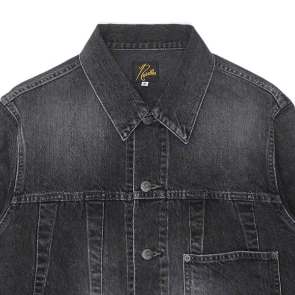 画像4: 【PointUp10%11/10迄】NEEDLES(ニードルズ)Darts Jean Jacket(ダーツジーンジャケット)"12oz Denim" / Black(ブラック) (4)