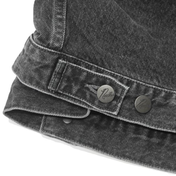 画像7: 【PointUp10%11/10迄】NEEDLES(ニードルズ)Darts Jean Jacket(ダーツジーンジャケット)"12oz Denim" / Black(ブラック) (7)