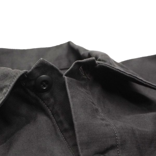 画像7: NEEDLES（ニードルズ）Coverall（カバーオール）"Reversed Sateen" / Black（ブラック） (7)