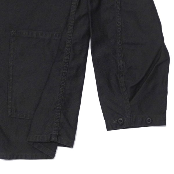 画像6: NEEDLES（ニードルズ）Coverall（カバーオール）"Reversed Sateen" / Black（ブラック） (6)