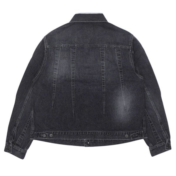 画像2: 【PointUp10%11/10迄】NEEDLES(ニードルズ)Darts Jean Jacket(ダーツジーンジャケット)"12oz Denim" / Black(ブラック) (2)