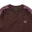 画像3: NEEDLES（ニードルズ）Track Crew Neck Shirt（トラッククルーネックシャツ）"Poly Smooth" / Brown（ブラウン） (3)