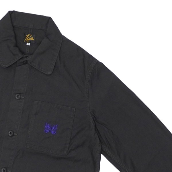 画像5: NEEDLES（ニードルズ）Coverall（カバーオール）"Reversed Sateen" / Black（ブラック） (5)