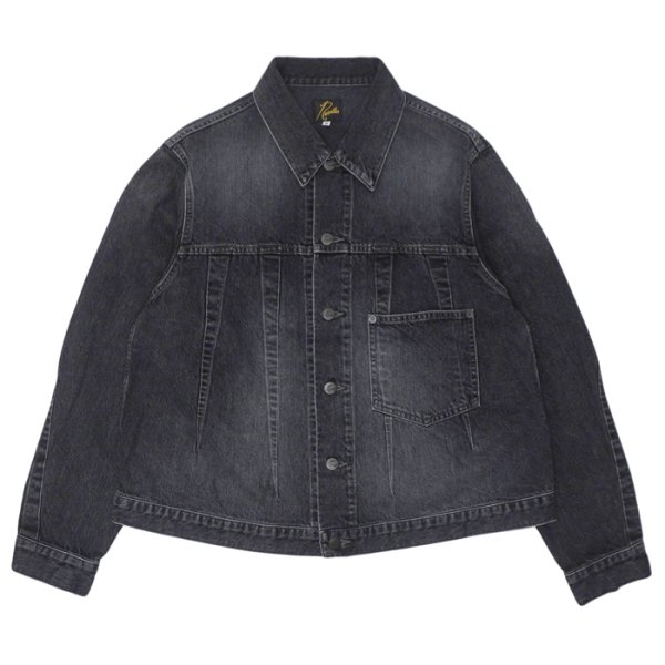 画像1: NEEDLES（ニードルズ）Darts Jean Jacket（ダーツジーンジャケット）"12oz Denim" / Black（ブラック） (1)