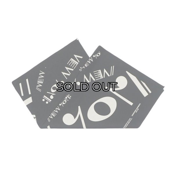 画像6: 【PointUp10%11/10迄】ENGINEERED GARMENTS(エンジニアードガーメンツ)Printed Bandana(プリンテッドバンダナ)/ Navy:Piano(ネイビー:ピアノ)・Black:NY(ブラック:ニューヨーク) (6)