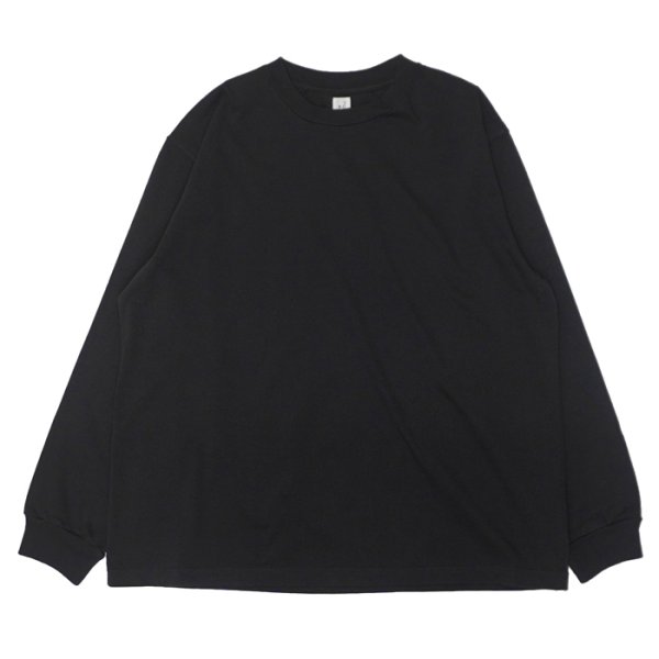画像1: blurhmsROOTSTOCK（ブラームスルーツストック）Classic Long Sleeve Tee（クラシックロングスリーブTee）/ Fade Sulfur Black（フェードサルファーブラック） (1)