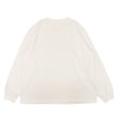 画像1: blurhmsROOTSTOCK（ブラームスルーツストック）Classic Long Sleeve Tee（クラシックロングスリーブTee）/ Dust Ivory（ダストアイボリー） (1)