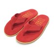画像1: ＜40%OFF＞ISLAND SLIPPER（アイランドスリッパ）PT203 レザートングサンダル/Red Suede（レッドスエード）※23cmのみ (1)