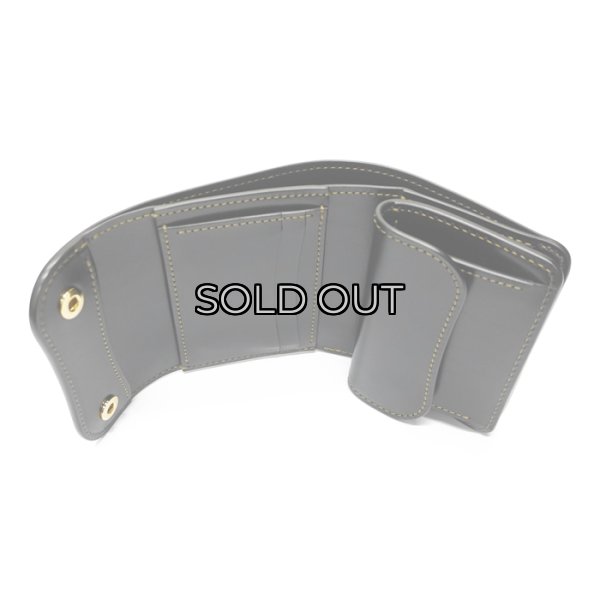 画像5: WILD SWANS（ワイルドスワンズ）ENO（イーノ）ミニ3つ折りウォレット/グリーン"シェルコードバン"×ブラック"サドルプルアップ" (5)