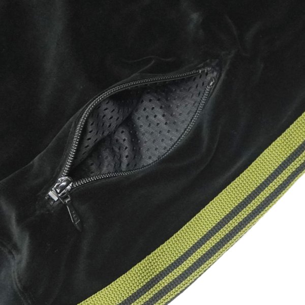 画像7: 【PointUp10%11/10迄】NEEDLES(ニードルズ)Rib Collar Track Jacket(リブカラートラックジャケット)"C/PE Velour" / Black(ブラック) (7)