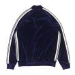 画像2: 【PointUp10%11/10迄】NEEDLES(ニードルズ)Rib Collar Track Jacket(リブカラートラックジャケット)"C/PE Velour" / Navy(ネイビー) (2)