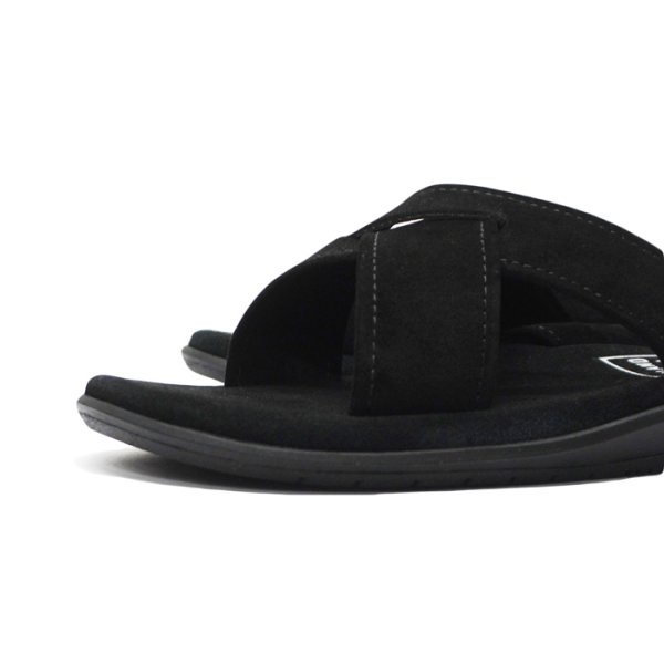 画像5: ISLAND SLIPPER(アイランドスリッパ)PB223 (スエードレザーサンダル) "Suede" / Black(ブラック) (5)