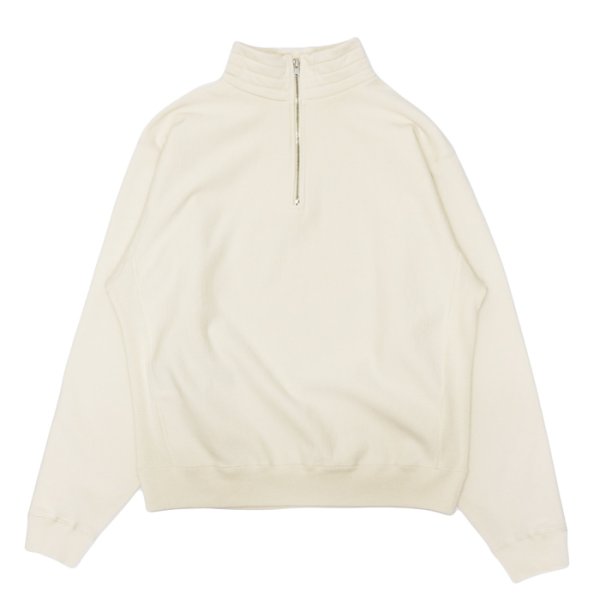 画像1: KAPTAIN SUNSHINE（キャプテンサンシャイン）Zipper High Neck Pullover（ジッパーハイネックプルオーバー）/ ALMOND（アーモンド） (1)