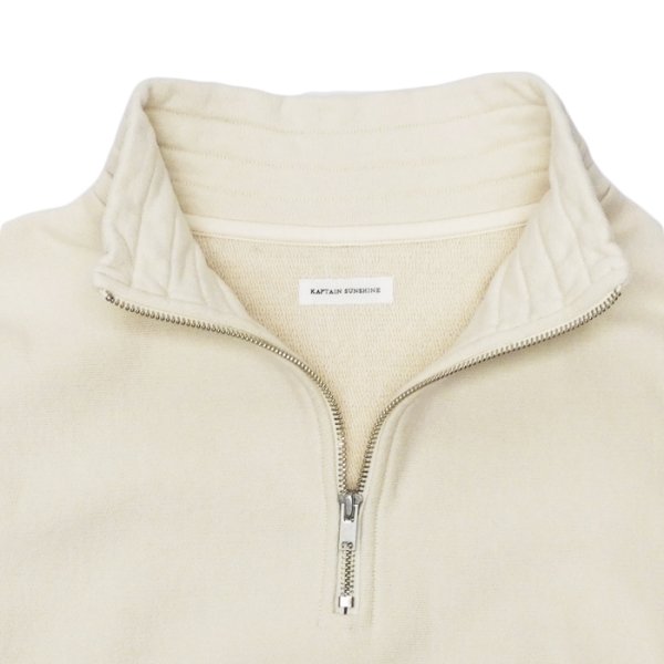 画像4: 【PointUp10%11/10迄】KAPTAIN SUNSHINE(キャプテンサンシャイン)Zipper High Neck Pullover(ジッパーハイネックプルオーバー)/ ALMOND(アーモンド) (4)