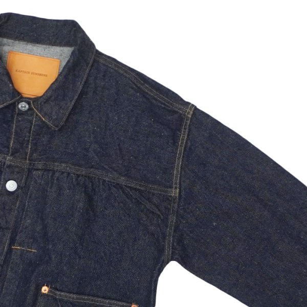 画像5: 【PointUp10%11/10迄】KAPTAIN SUNSHINE（キャプテンサンシャイン）Denim Tracker 1Pocket Jacket（デニムトラッカー1ポケットジャケット）/ Indigo（インディゴ） (5)