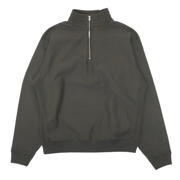 画像1: KAPTAIN SUNSHINE（キャプテンサンシャイン）Zipper High Neck Pullover（ジッパーハイネックプルオーバー）/ FADE BLACK（フェードブラック） (1)