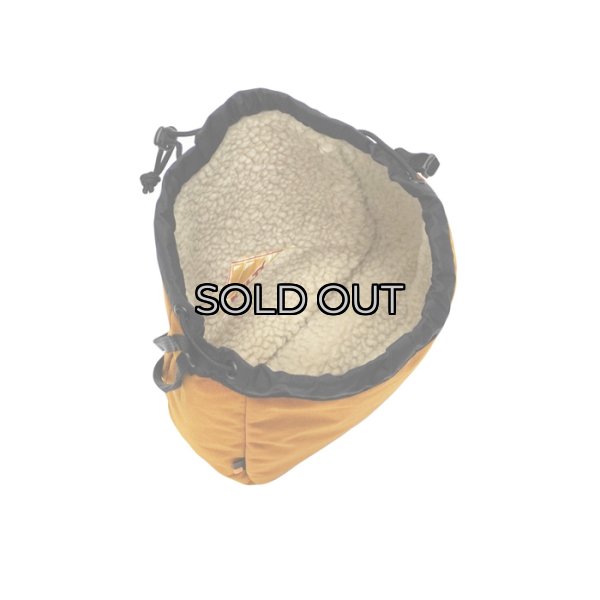 画像5: KELTY（ケルティ）REVERSIBLE KINTCHAKU（リバーシブル巾着）"CORDURA 500D Nylon" / CARAMEL（キャラメル） (5)