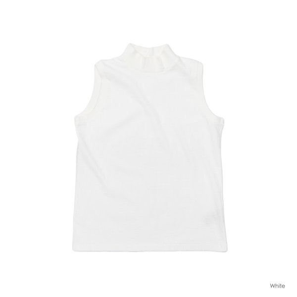 画像2: FilMelange(フィルメランジェ)ETHEL(エセル:モックネックノースリーブ)"Vintage Tenjiku"  / 4Colors(全4色展開) (2)