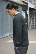 画像8: blurhmsROOTSTOCK（ブラームスルーツストック）Classic Long Sleeve Tee（クラシックロングスリーブTee）/ Fade Sulfur Black（フェードサルファーブラック） (8)