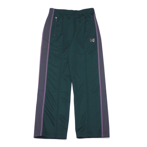 画像1: NEEDLES（ニードルズ）Track Pant（トラックパンツ）"Poly Smooth" / Green（グリーン） (1)