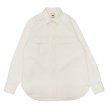 画像1: F.O.B FACTORY（エフオービーファクトリー）WORK SHIRT（オックスワークシャツ）"Work Twill" / Ecru（エクリュ） (1)