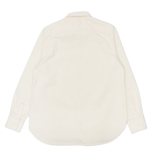 画像2: F.O.B FACTORY（エフオービーファクトリー）WORK SHIRT（オックスワークシャツ）"Work Twill" / Ecru（エクリュ） (2)
