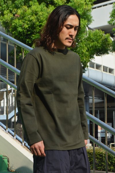 画像7: SAINT JAMES（セントジェームス）OUESSANT（ウエッソン）"SOLID" / TOUBLE（カーキ） (7)