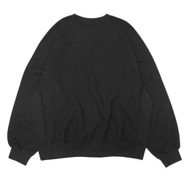 画像2: blurhms ROOTSTOCK（ブラームスルーツストック）Rough&Smooth Thermal Pullover（ラフ&スムースサーマルプルオーバー）/ Heather Charcoal（ヘザーチャコール） (2)