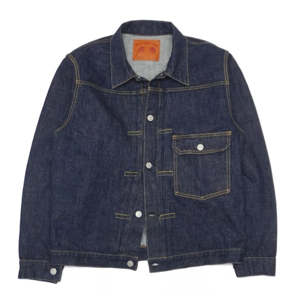 画像1: FULLCOUNT（フルカウント）#2107W Type1 Denim Jacket （タイプ１デニムジャケット）"13.7oz One Wash" / Indigo Blue（インディゴブルー） (1)